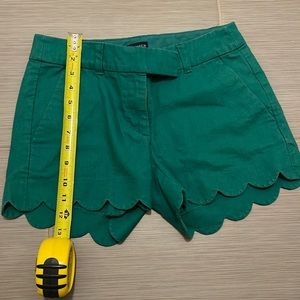 Jcrew scalloped shorts